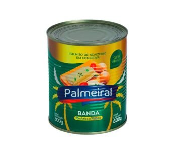 PALMITO BANDA AÇAÍ PALMEIRAL 500 G (CX 12 LT)