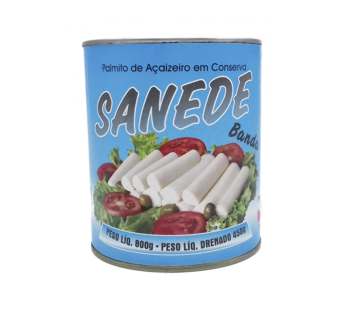 PALMITO BANDA AÇAÍ SANEDE 450 G (CX 12 LT)