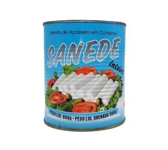 PALMITO INTEIRO AÇAÍ SANEDE 500 G (CX 12 LT)