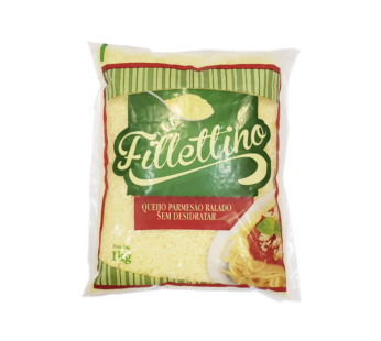 PARMESÃO RALADO MÉDIO FILLETTINO 1 KG (FDO 20 PCT)