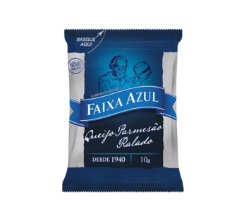 PARMESÃO SACHÊ RALADO FAIXA AZUL 10 G (CX 100 UN)