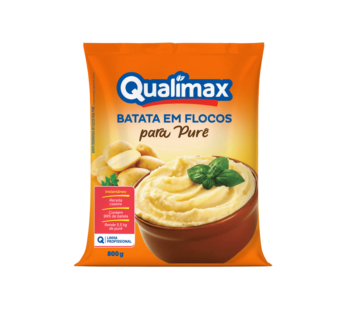 PURÊ DE BATATAS QUALIMAX 800 G (CX 6 PCT)