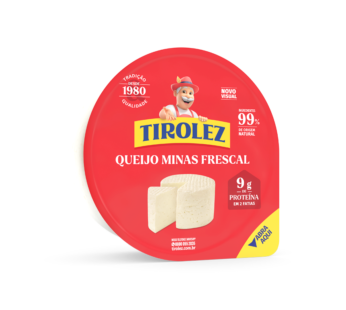 QUEIJO MINAS FRESCAL TIROLEZ 500 G (CX 16 PÇ)