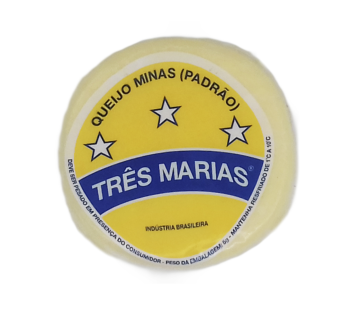 QUEIJO MINAS PADRÃO TRÊS MARIAS 500 G (CX 24 PÇ)
