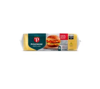 QUEIJO PRATO FATIADO PROCESSADO 192 FATIAS POLENGHI 2,73 KG (CX 4 PCT)