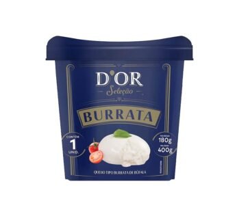 QUEIJO TIPO BURRATA DE BÚFALA DOR 180 G (CX 12 UN)