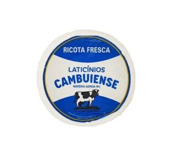 RICOTA FRESCA CAMBUIENSE 500 (CX 16 PÇ)