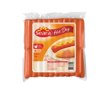 SALSICHA CONGELADA HOT DOG SEARA 5 KG (CX 4 PCT)