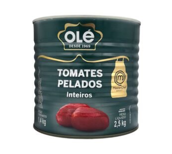TOMATE PELADO INTEIRO OLÉ 2,5 KG (CX 6 LT)