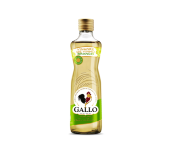VINAGRE DE VINHO BRANCO GALLO 250 ML (CX 6 VD)