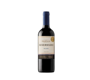 Vinho Argentino Tinto Meio Seco Malbec Reservado Concha Y Toro 750 Ml (Cx 12 Un)